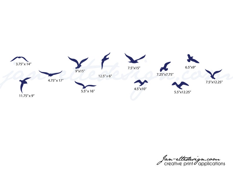 Wall Decal Sea Bird Wall Decals Beach Wall Art Wall Etsy