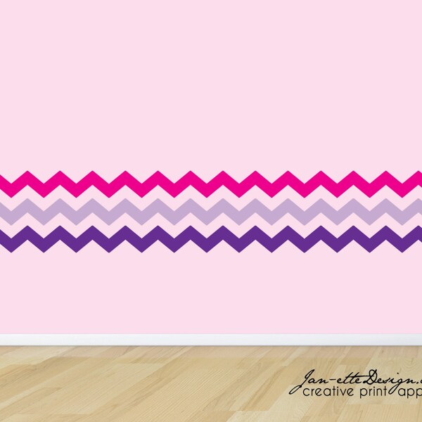 Chevron Wall Art - Etsy