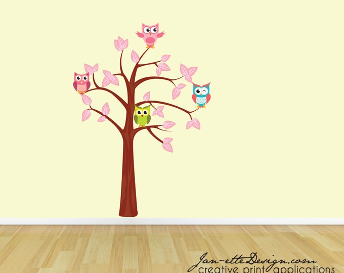 Large Jungle Wall Decals Trees and Vines Fabric Decal Set Etsy