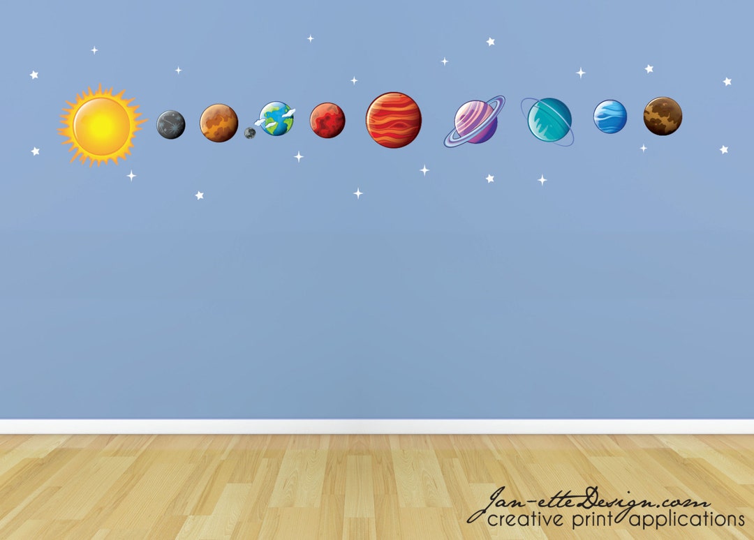 Space Wall Decals, Wall Decals, Space Wall Stickers, Outerspace Etsy