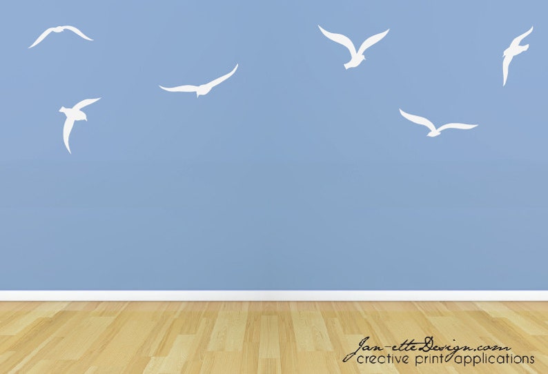 Wall Decal Sea Bird Decals Beach Art Stickers