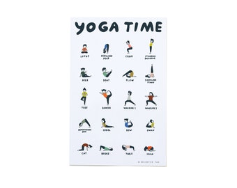 kids yoga poster