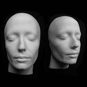 Life Mask Chloe Grace Moretz Lifecast Lebensmaske Kunststoff Etsy