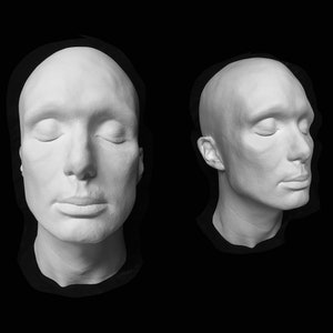 Life mask Plastic CILLIAN MURPHY made to order lifecast life life-size cast mold prosthetic make-up special effects prop actor face studio