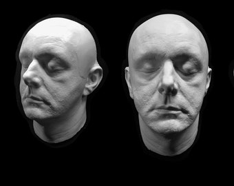 LIFE MASK Michael Sheen Actor prosthetic make-up life cast special effects motion picture prop face