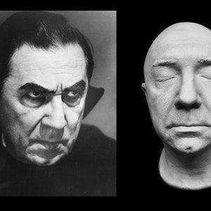 BELA LUGOSI made to order plastic life mask Studio cast Lifecast prosthetic make-up  prop