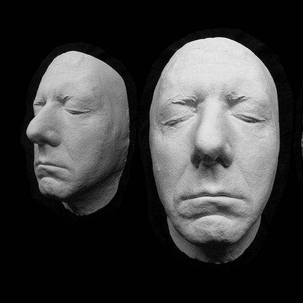 DUSTIN HOFFMAN white plastic lifemask lifecast life cast mask prosthetics make-up fx motion picture prop sculpture face collectable movies