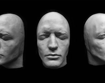 1 ROBERT PATTINSON hergestellt auf Bestellung White Plastic Life Cast Requisite Gesicht Kopf Lifecast prosthetische Spezialeffekte Studio Gießen in Lebensgröße Harz