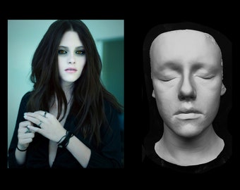 KRISTEN STEWART made to order Plastic life mask studio cast special fx prop head face life-size