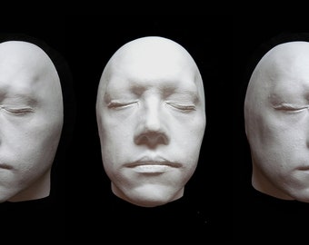 Three life masks actors and actress Grint Radcliffe Watson Plastic casts one large shipping box