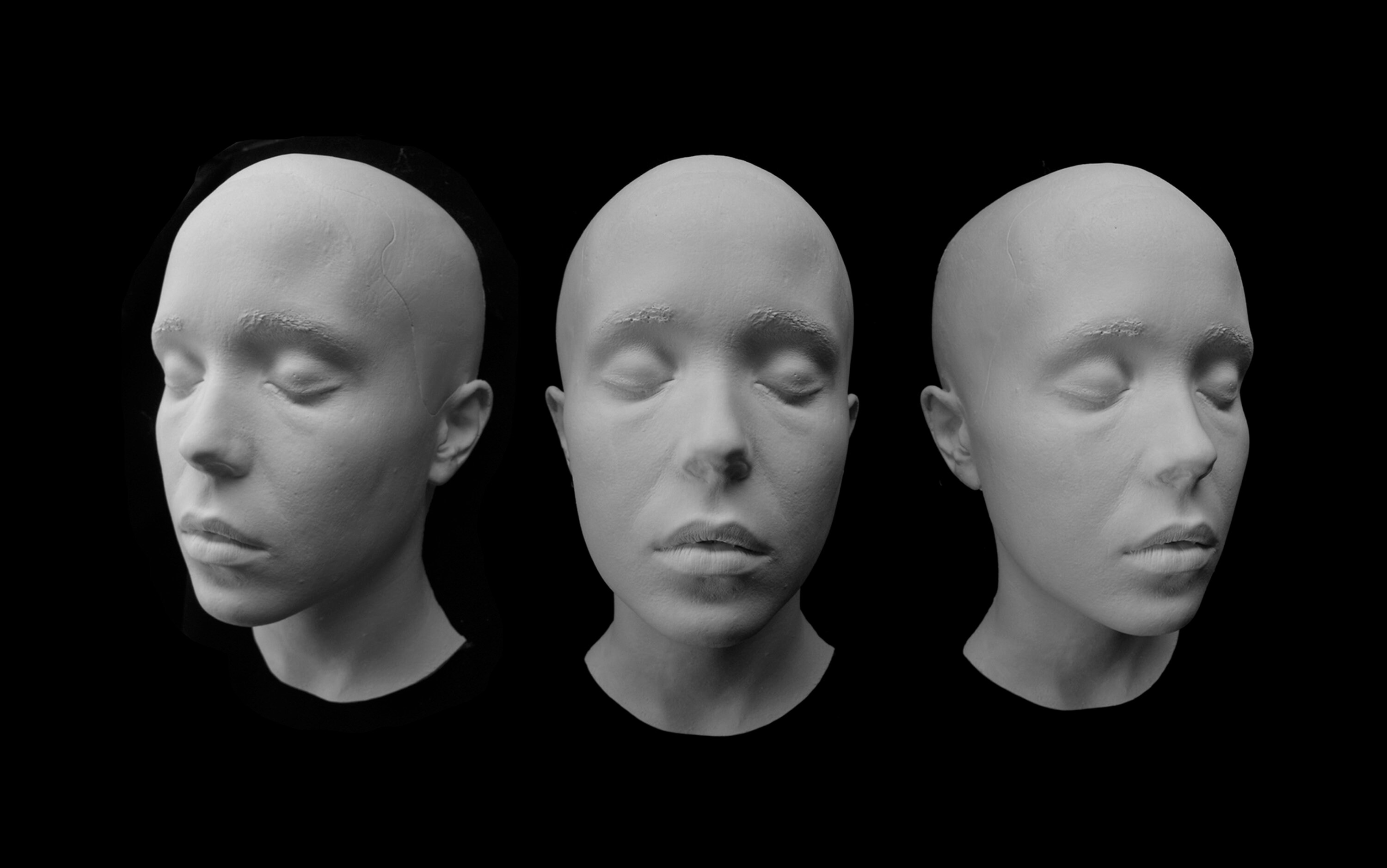 Sculpture Art Objects MICHELLE PFEIFFER plastic life mask Lifecast