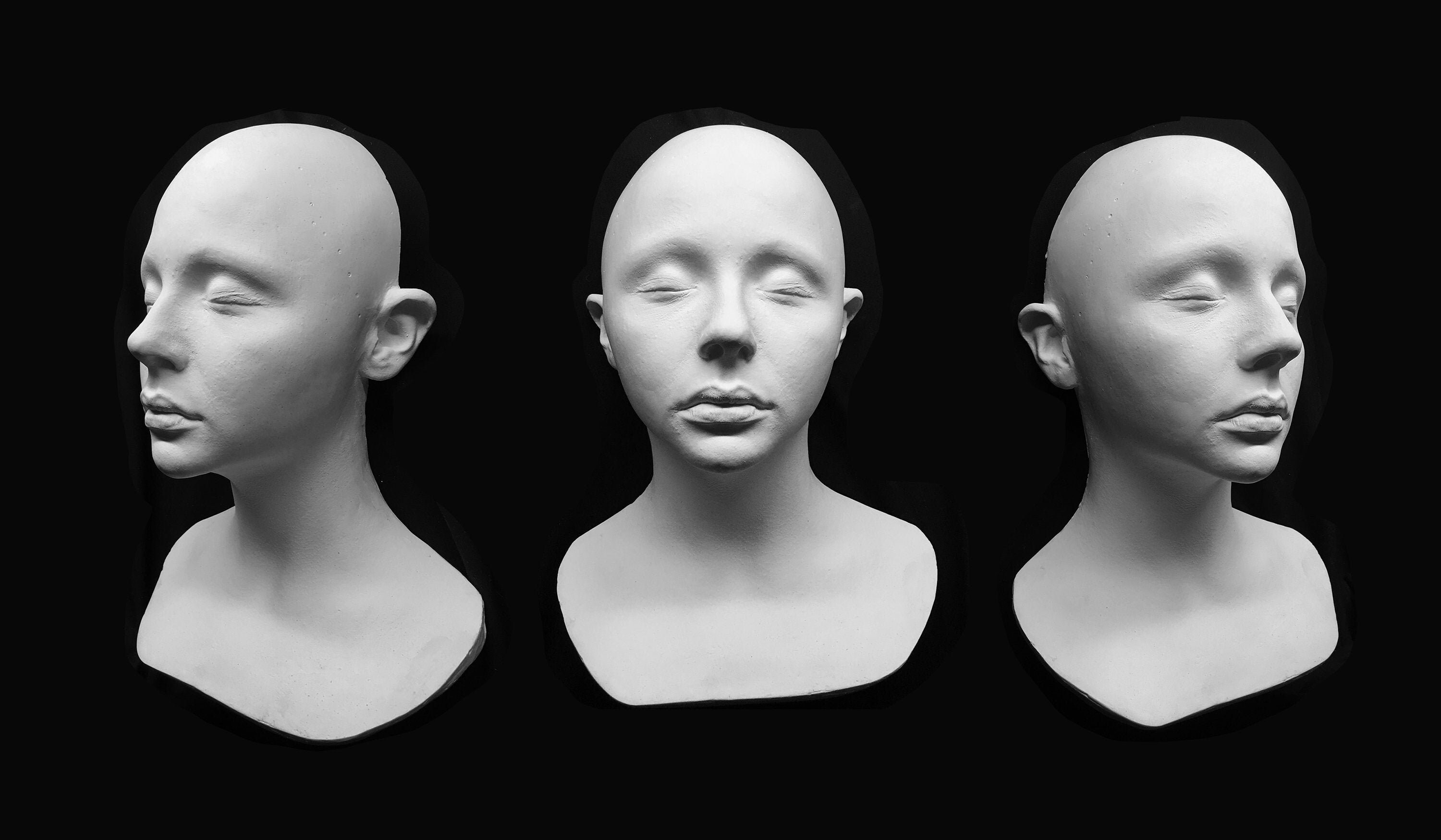 Life Mask Chloe Grace Moretz Lifecast Lebensmaske Kunststoff Etsy