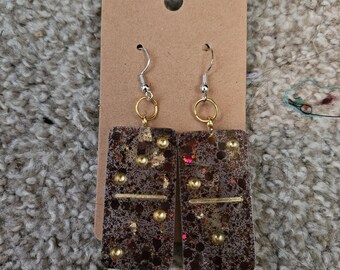 Jayce... FromArcane Themed Domino Earrings