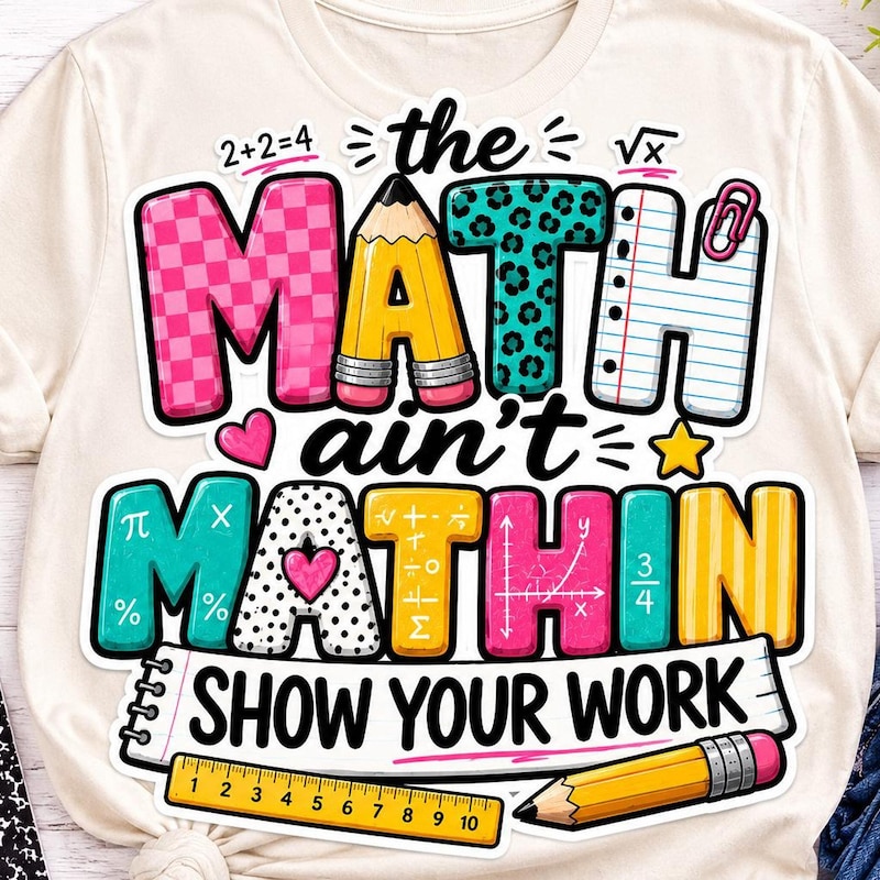 The Math is Matching Png - Etsy