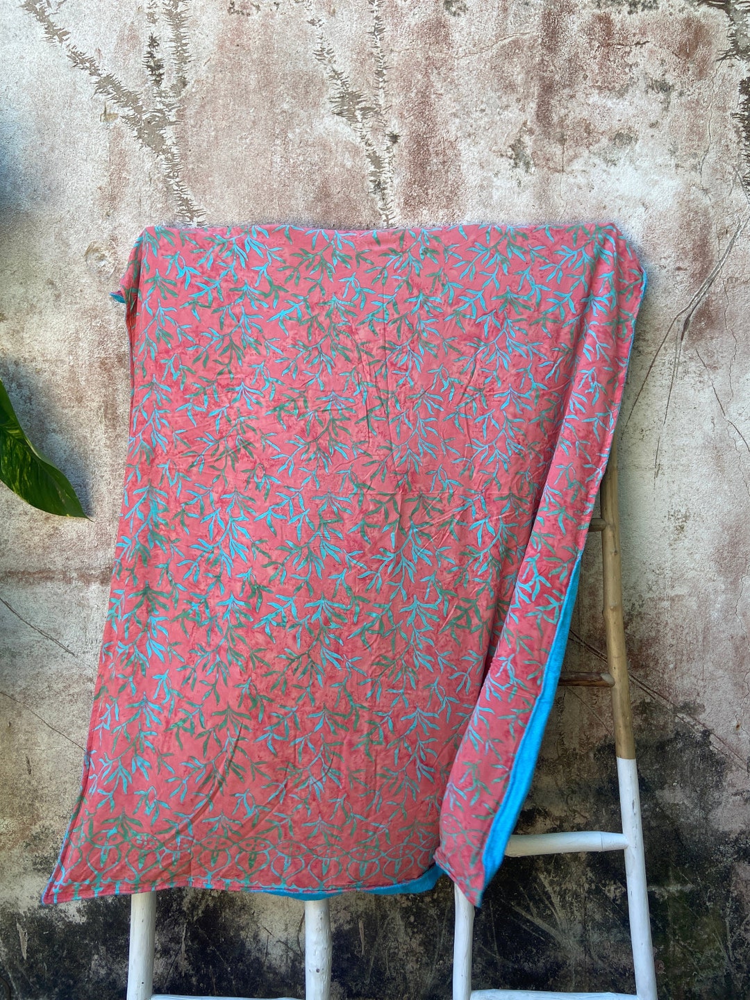 Pink Floral Towel Top