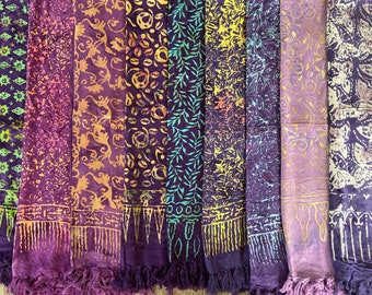 Pareo Sarong - Purple Collection - Sarong Beach Wrap Cover Up Towel