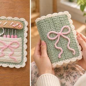 Crochet Hook Case Pattern PDF, Stationery Organizer, Pencil Case, Crochet Hook Holder, Beginner Sewing Pattern