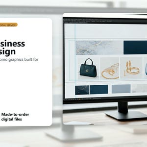 Ontwerp van een op maat gemaakte bedrijfsbanner voor Etsy en eBay webwinkels (advertentieheader)
