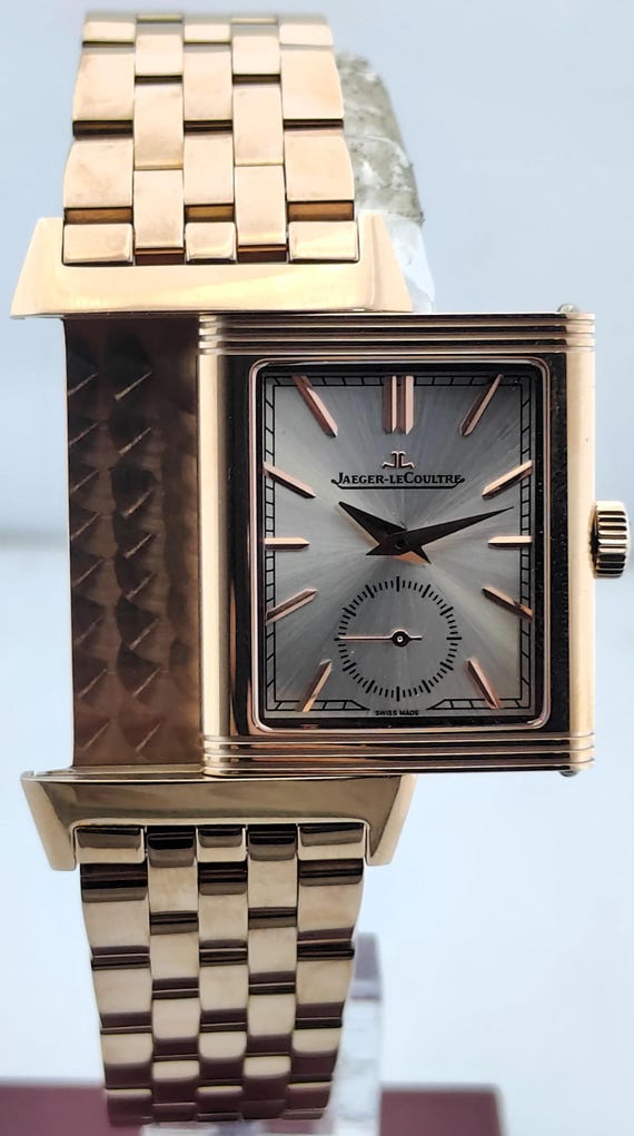 Vintage Jaeger lecoultre Quartz Silver dial Stainless steel Watch