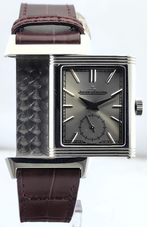 Vintage Jaeger lecoultre Quartz Silver dial Stainless steel Watch