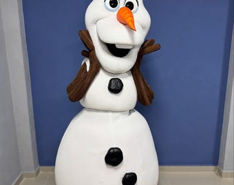 Schneemann-Maskottchenkostüm für Erwachsene, Winter-Schneefigurenkostüm, Weihnachtsmaskottchen, Kostüm für Weihnachtsfeiern, Cosplay für Winterveranstaltungen