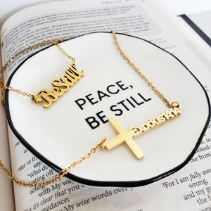 Peace Be Still Jewelry Dish, Christian Inspirational Jewelry Accessory, Gifts for Christians, Perfect Encouragement Gift Ideas for Her