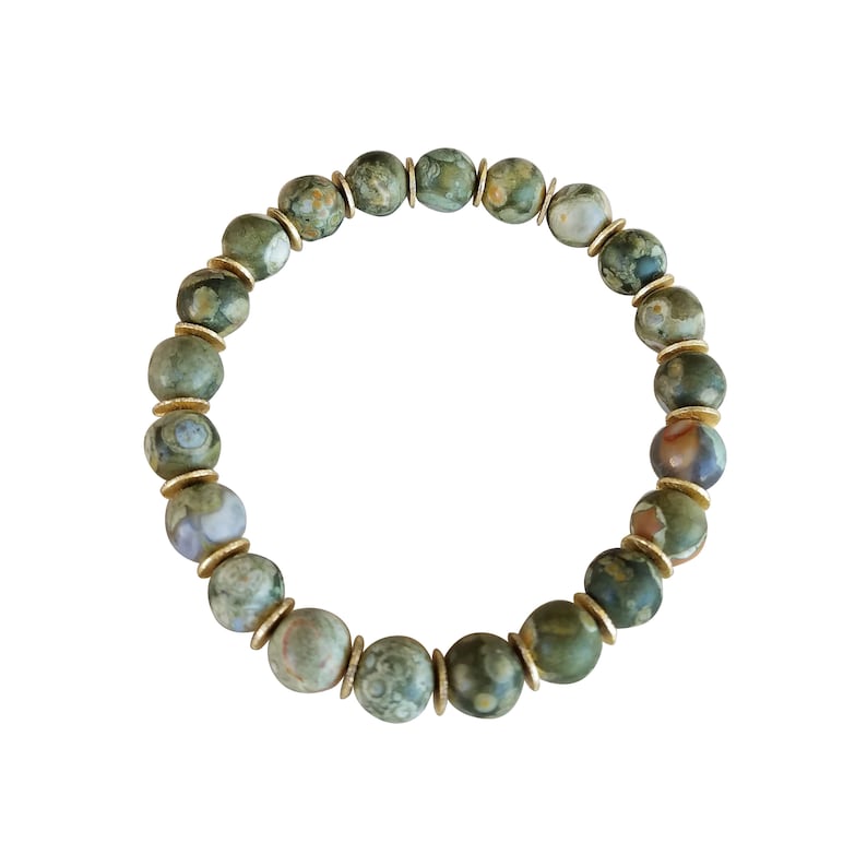Beaded Bracelets Gemstone Stacked Stacking Bracelets for Women for Her Natural Stone Expressions Bracelets Fashion Accessories