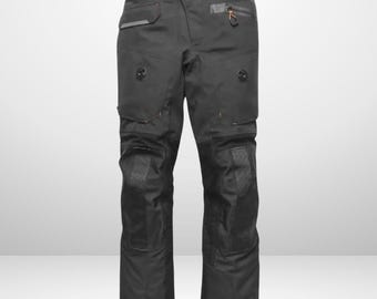 Men's Waterproof ADV Motorcycle Touring Pants, Armor Pockets, Dual Sport Riding Gear