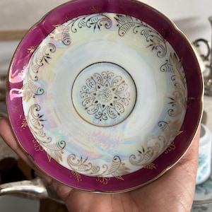 Small vintage wall plate  Mismatched China for Gallery Wall Decor
