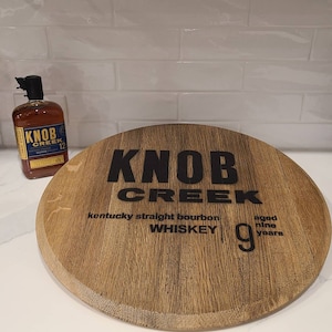 Knob Creek Bourbon Whiskey barrel head