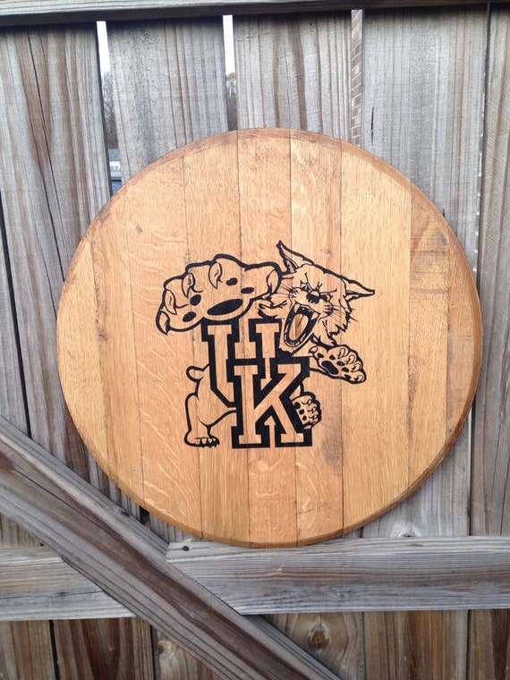 Makers Mark Woodford Reserve Bourbon Barrel UK Wildcats Etsy