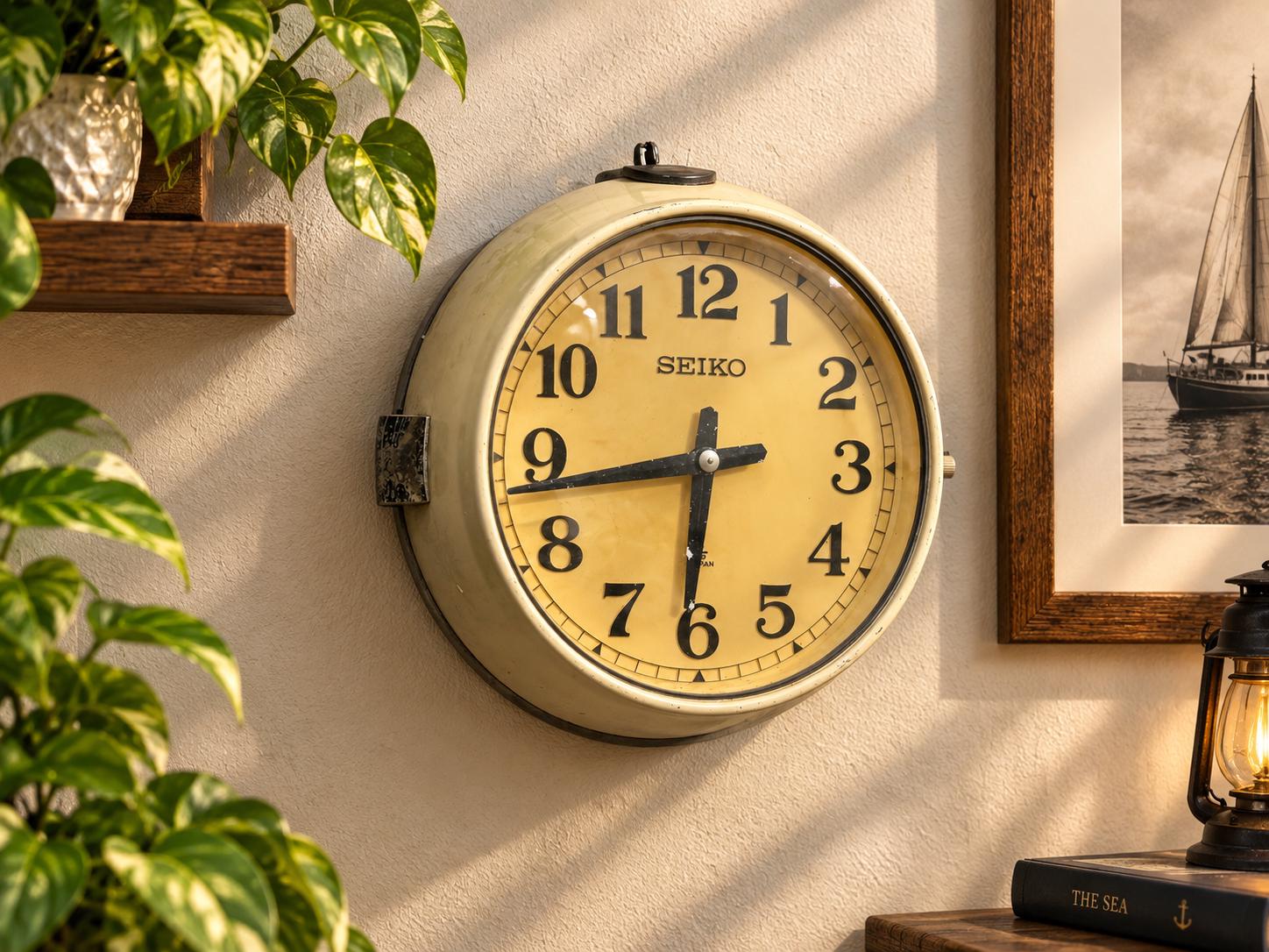 Seiko Maritime Wall Clock - Etsy