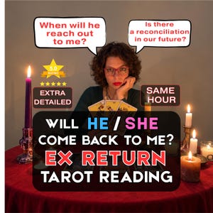 Tirage de tarot : Va-t-il revenir ? Prédictions de voyance pour le retour de votre ex dans l'heure qui suit, lecture de rupture