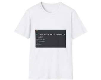 Sudo Make Me A Sandwich - Programmer T-Shirt, Hoodie & Mug