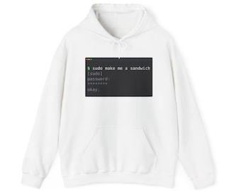 Sudo Make Me A Sandwich - Programmer T-Shirt, Hoodie & Mug