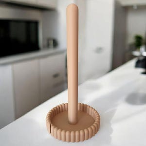Moderne keukenrolhouder, papieren handdoekhouder, minimalistische opbergruimte voor op het aanrecht, Scandinavisch keukenaccessoire afbeelding 10