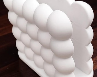 Vertical Laptop Stand: Bubble-Design Desk Dock for Laptops and Tablets