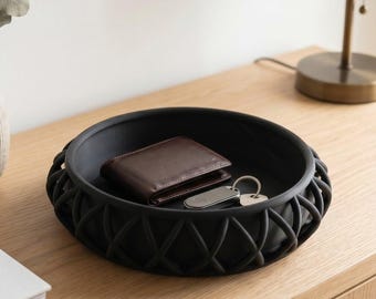 Basket-Style Catchall Tray: Entryway Key and Wallet Organizer