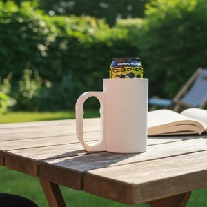 Insulated 16 oz Can Cooler with Handle, PLA+ Beverage Holder Koozie image 6