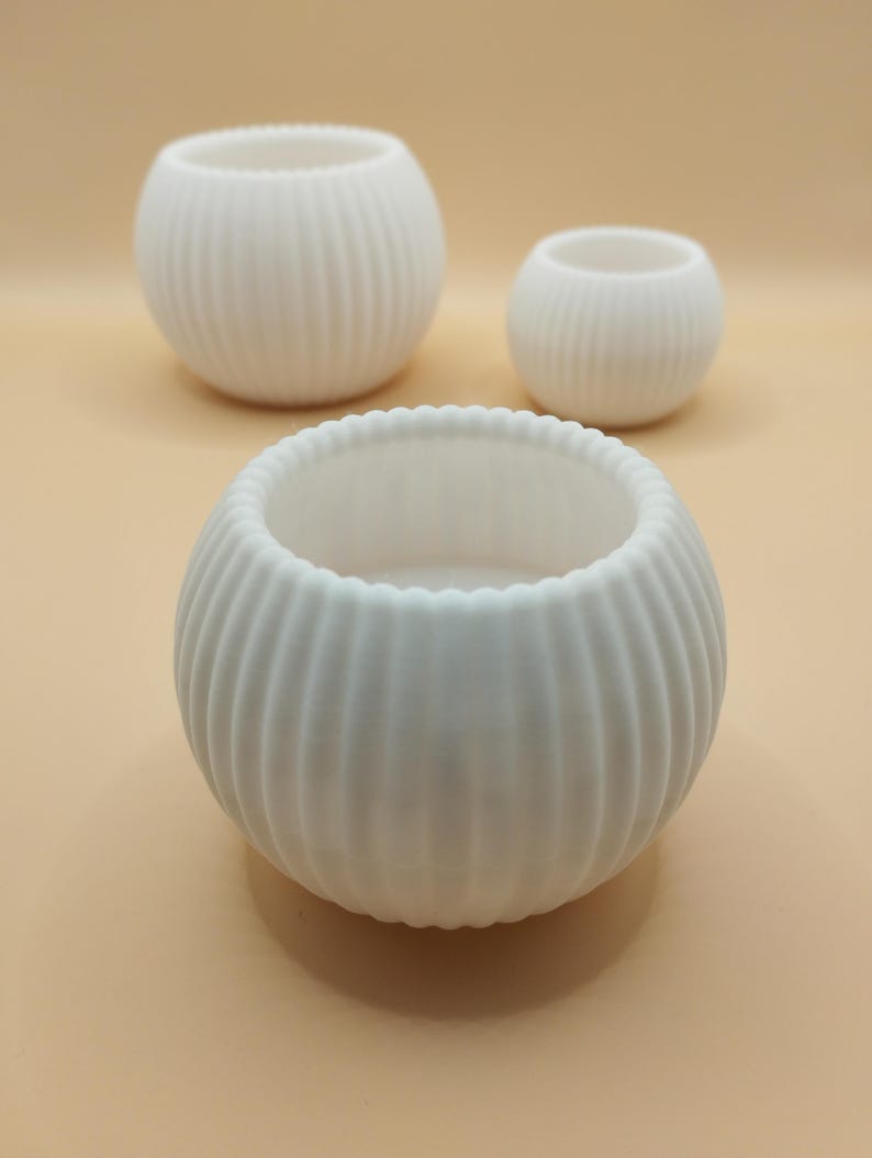 Modern LED Tea Light Holder, Minimalist Table Ornament, Cast-Style Decor image 2