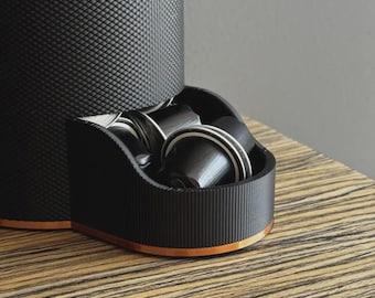 3D Printed Coffee Capsule Holder, Modern Black Pod Storage Stand (Nespresso Compatible)