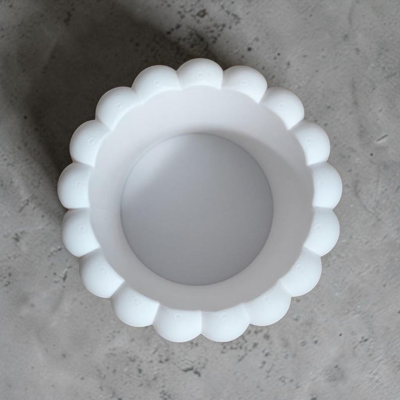 Skulpturaler Blasen-Pflanztopf, runder Indoor-Topf, minimalistische Wohndekoration, PLA+-Material Bild 9