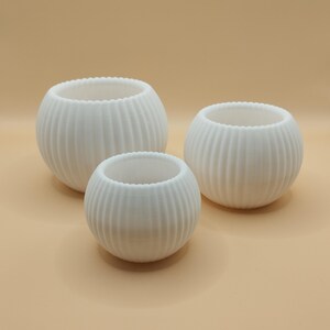 Modern LED Tea Light Holder, Minimalist Table Ornament, Cast-Style Decor image 6