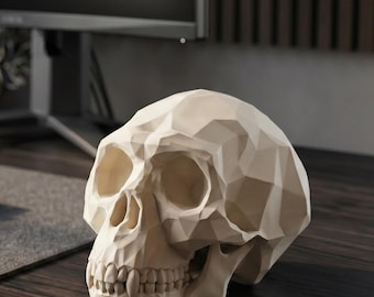 Monkey Skull Headphone Stand: Gothic Gaming Desk Holder