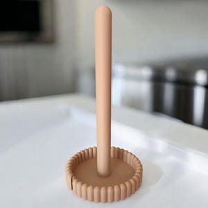 Moderne keukenrolhouder, papieren handdoekhouder, minimalistische opbergruimte voor op het aanrecht, Scandinavisch keukenaccessoire afbeelding 9