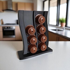 Soporte para 16 cápsulas de café, organizador de encimera compatible con cápsulas Dolce Gusto. imagen 11