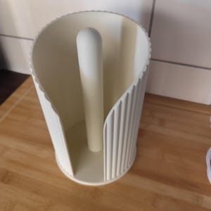 Porte-rouleau de papier essuie-tout côtelé Inca, support de comptoir moderne pour la cuisine, décoration minimaliste image 8