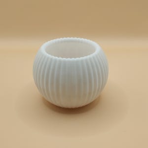 Modern LED Tea Light Holder, Minimalist Table Ornament, Cast-Style Decor image 7