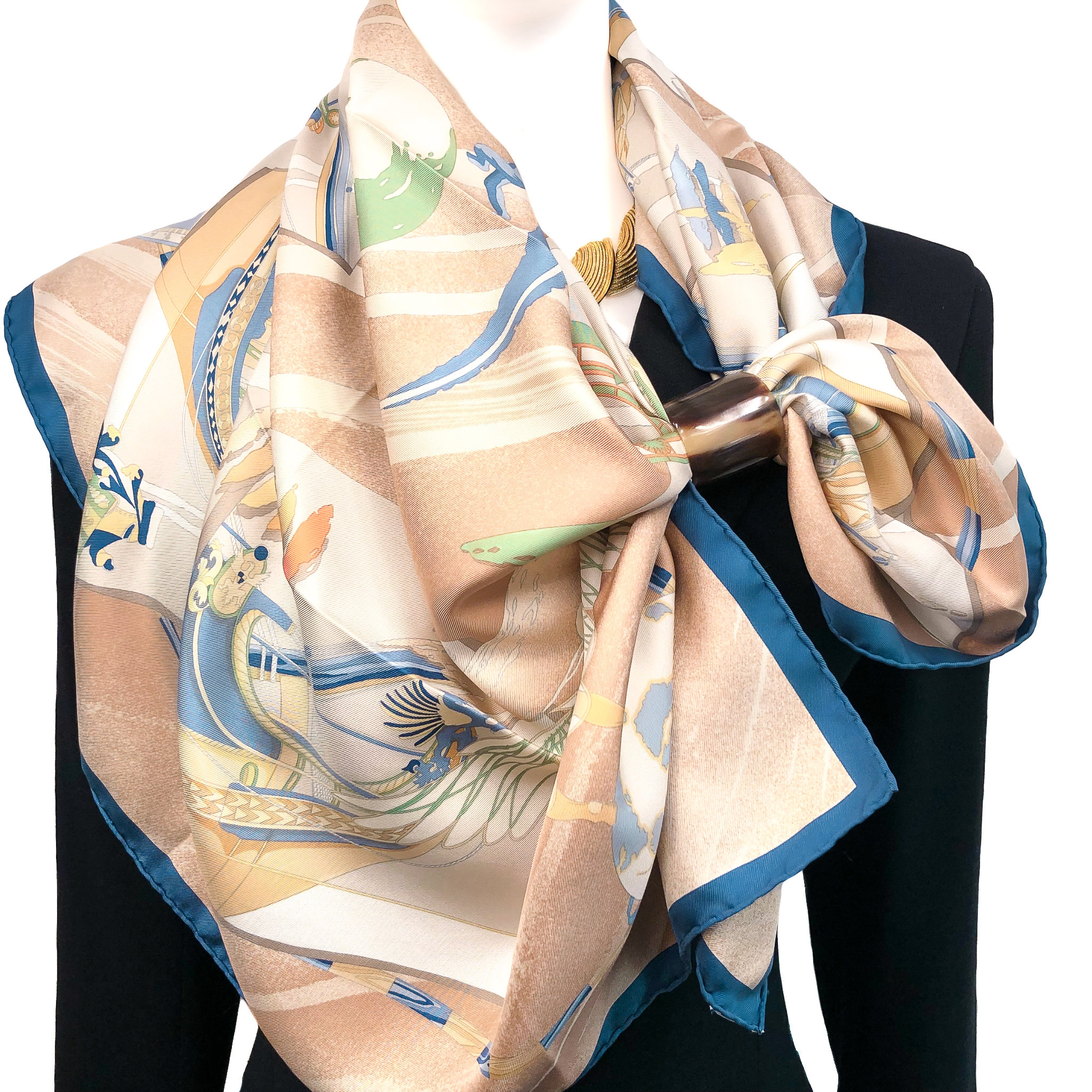 Louis Vuitton Wallpaper Silk Scarf - Ann's Fabulous Closeouts