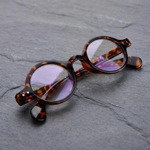 Round Blue Light Reading Glasses for Men & Women | Vintage Unisex Readers | Lightweight Fashion Eyewear | +1.00 to +4.00